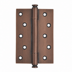 Plain Brass Butt Hinge — 4" or 5" H × 3.46" W