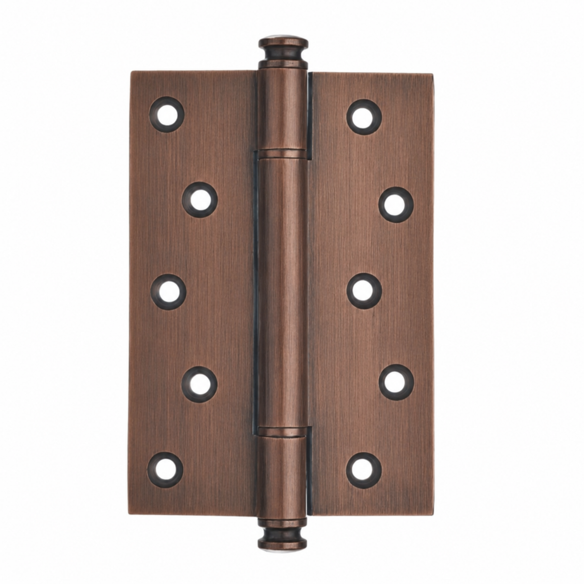 Plain Brass Butt Hinge — 4" or 5" H × 3.46" W