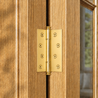 Plain Brass Butt Hinge — 4" or 5" H × 3.46" W
