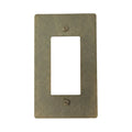 Aged Bronze solid brass decorator wall plate / outlet cover for Decora, rocker or GFCI