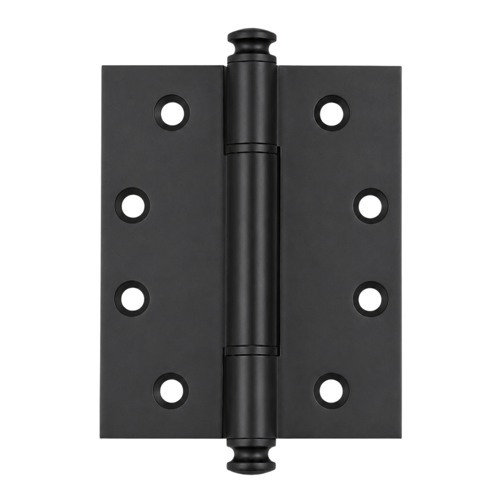 Plain Brass Butt Hinge — 4" H × 3.3" W