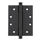 Plain Brass Butt Hinge — 4" H × 3.3" W