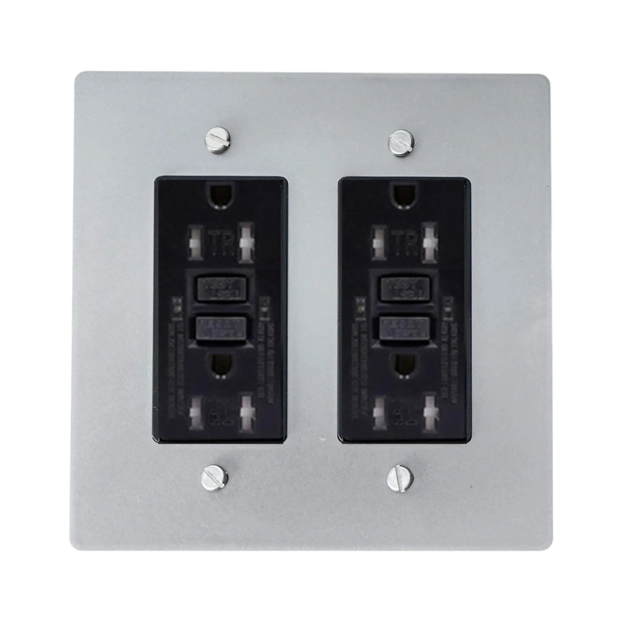 Solid Brass 2-Gang Outlet (4plugs)