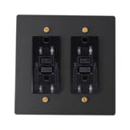 Solid Brass 2-Gang Outlet (4plugs)