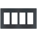 4-Gang Solid Brass Decorator Wall Plate / Outlet Cover (Decora/Rocker/GFCI)