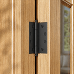 Plain Brass Butt Hinge — 4" H × 3.3" W