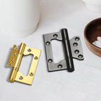 Butterfly Brass Hinge — 4.02" H × 2.52" W