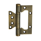 Butterfly Brass Hinge — 4.02" H × 2.52" W