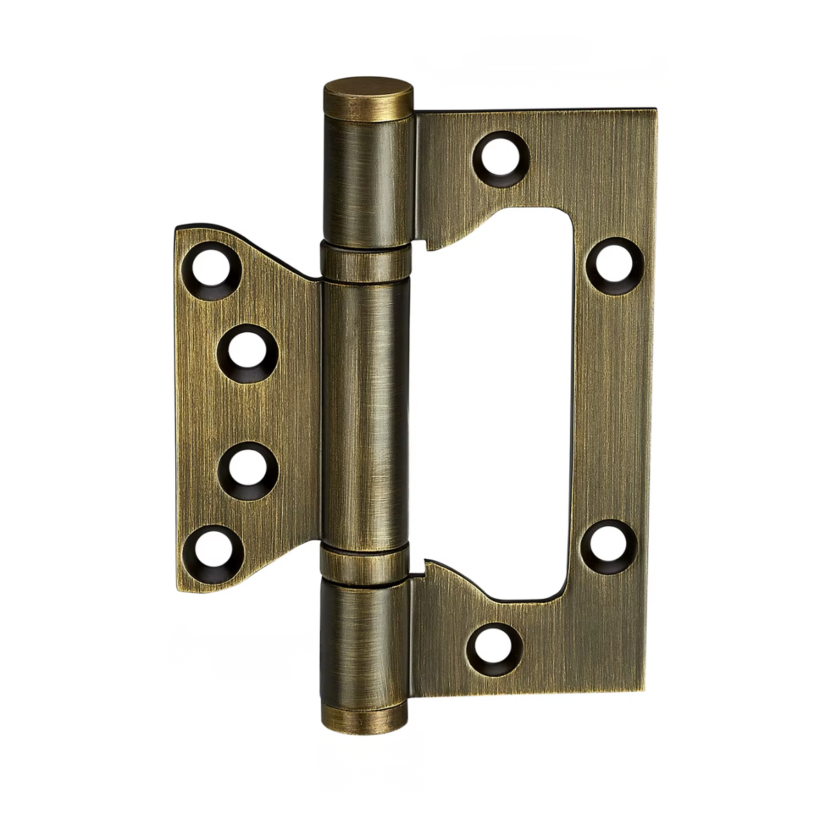 Butterfly Brass Hinge — 4.02" H × 2.52" W