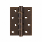 Stepped Brass Butt Hinge — 4" or 5" H × 3.03" W