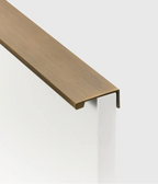 Solid Brass Edge Pull Handle – Bronze Cabinet & Drawer Pull