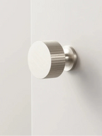 Art Deco Solid Brass Cabinet Knob – Vertical Line Design