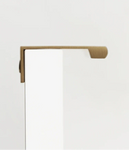 Solid Brass Edge Pull Handle – Bronze Cabinet & Drawer Pull