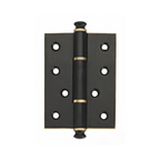 Plain Brass Butt Hinge — 4" or 5" H × 3.03" W