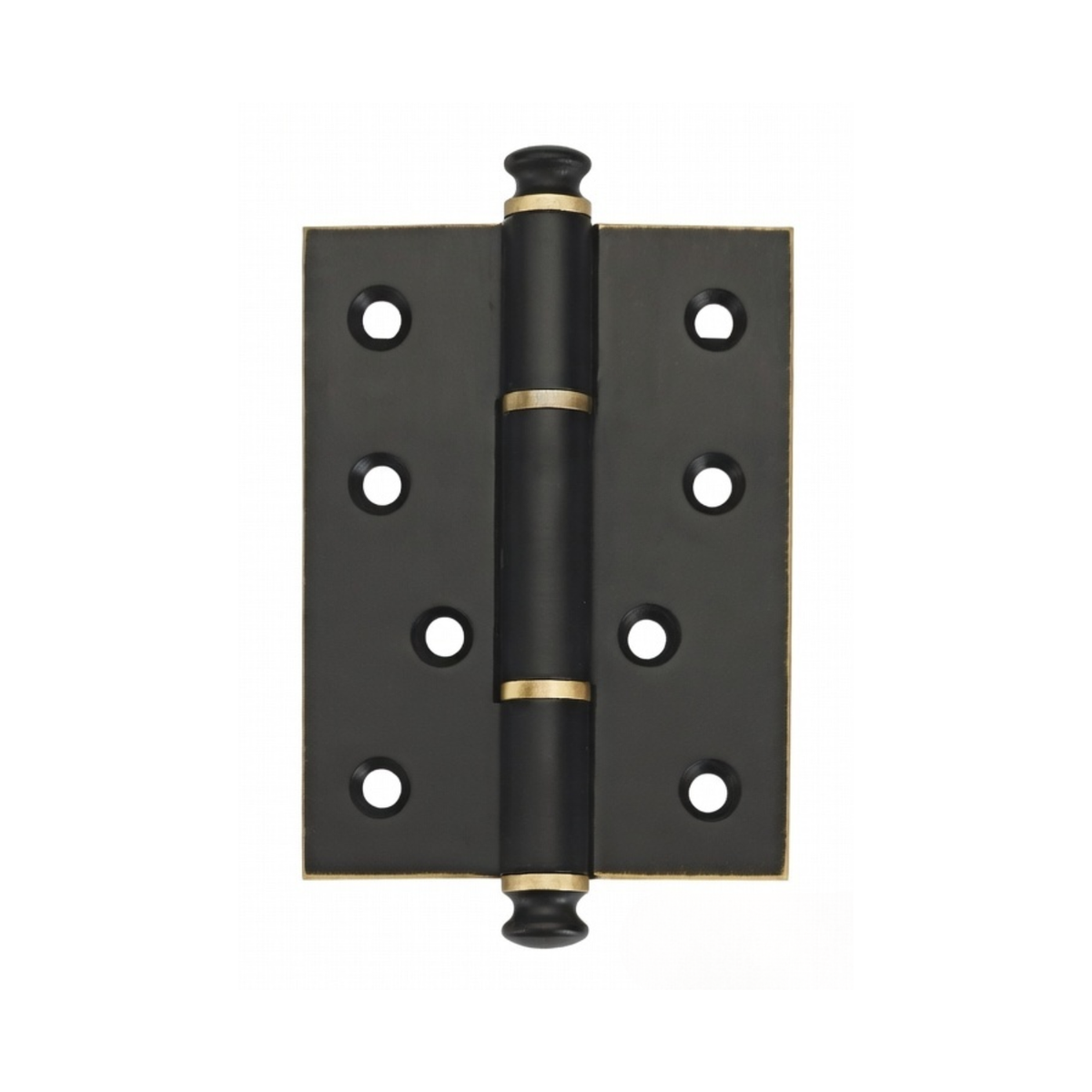 Plain Brass Butt Hinge — 4" or 5" H × 3.03" W