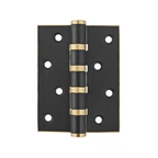 Stepped Brass Butt Hinge — 4" or 5" H × 3.03" W