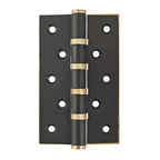 Stepped Brass Butt Hinge — 4" or 5" H × 3.03" W