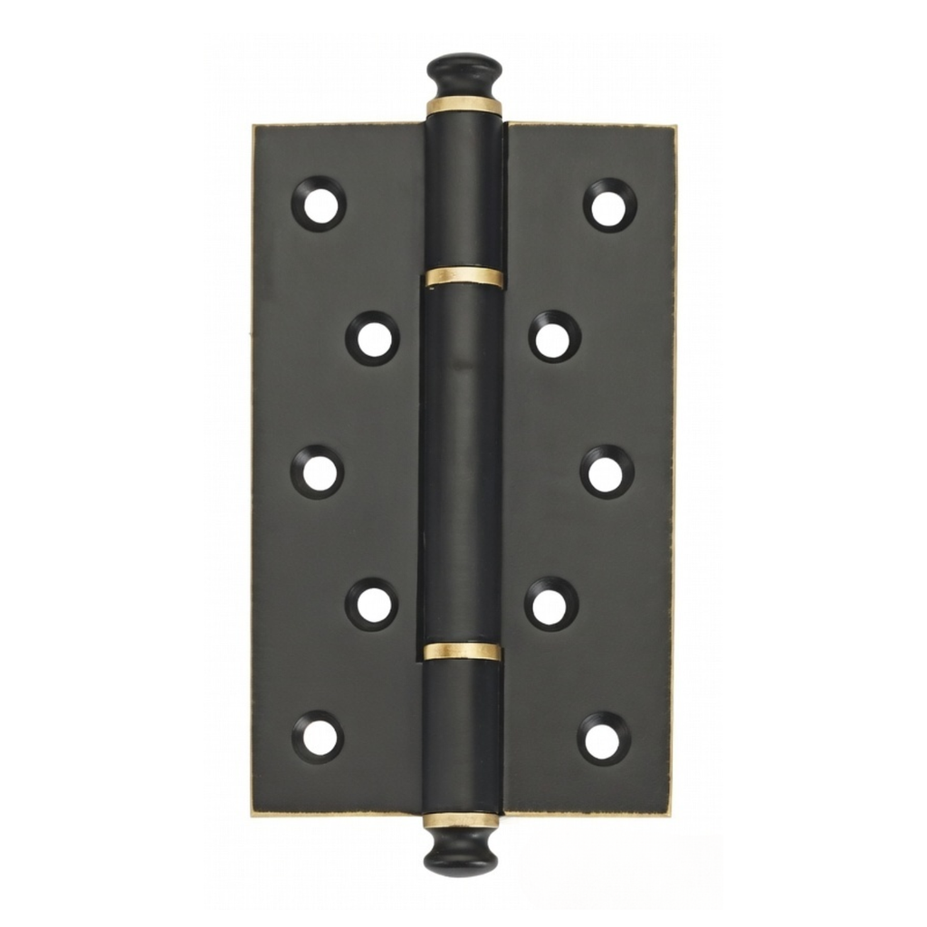 Plain Brass Butt Hinge — 4" or 5" H × 3.03" W