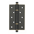 Plain Brass Butt Hinge — 4" or 5" H × 3.03" W