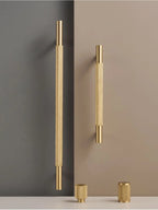 Brass Cross Knurled Handle – Gold, Antique & Black Brass Cabinet Pulls and T-Bar Knobs