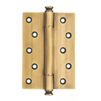 Plain Brass Butt Hinge — 4" or 5" H × 3.46" W