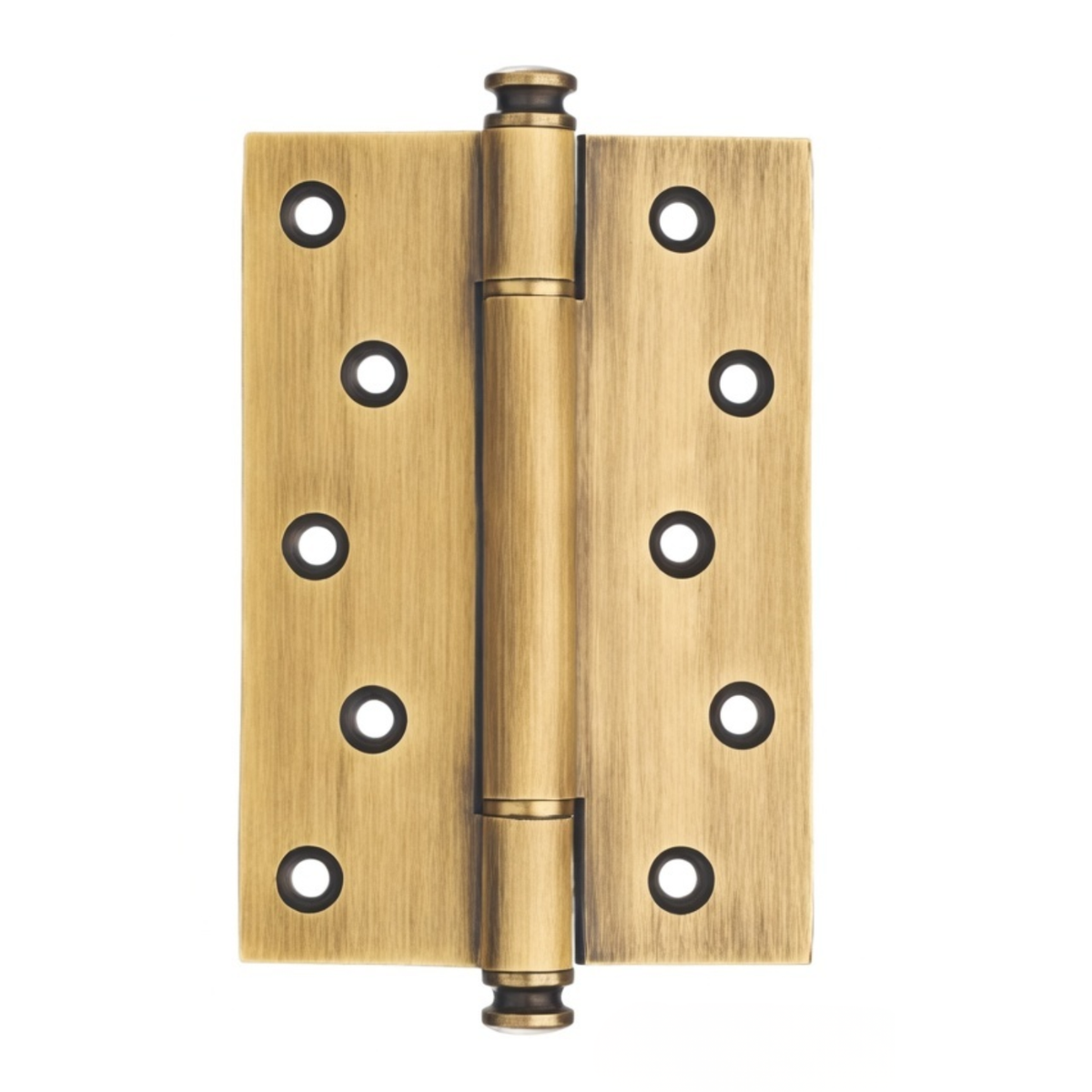 Plain Brass Butt Hinge — 4" or 5" H × 3.46" W