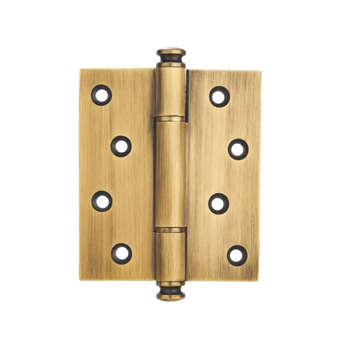 Plain Brass Butt Hinge — 4" or 5" H × 3.46" W