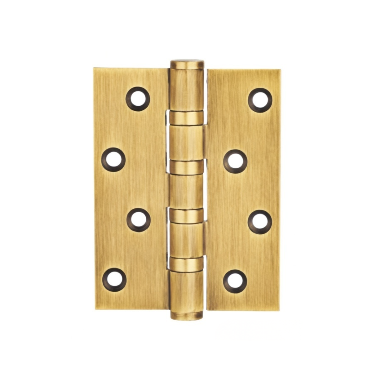 Stepped Brass Butt Hinge — 4" or 5" H × 3.03" W