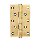 Stepped Brass Butt Hinge — 4" or 5" H × 3.03" W