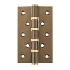 Stepped Brass Butt Hinge — 4" or 5" H × 3.03" W