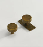 Antique Brass Cabinet Knob – Ice Flower Vintage Design