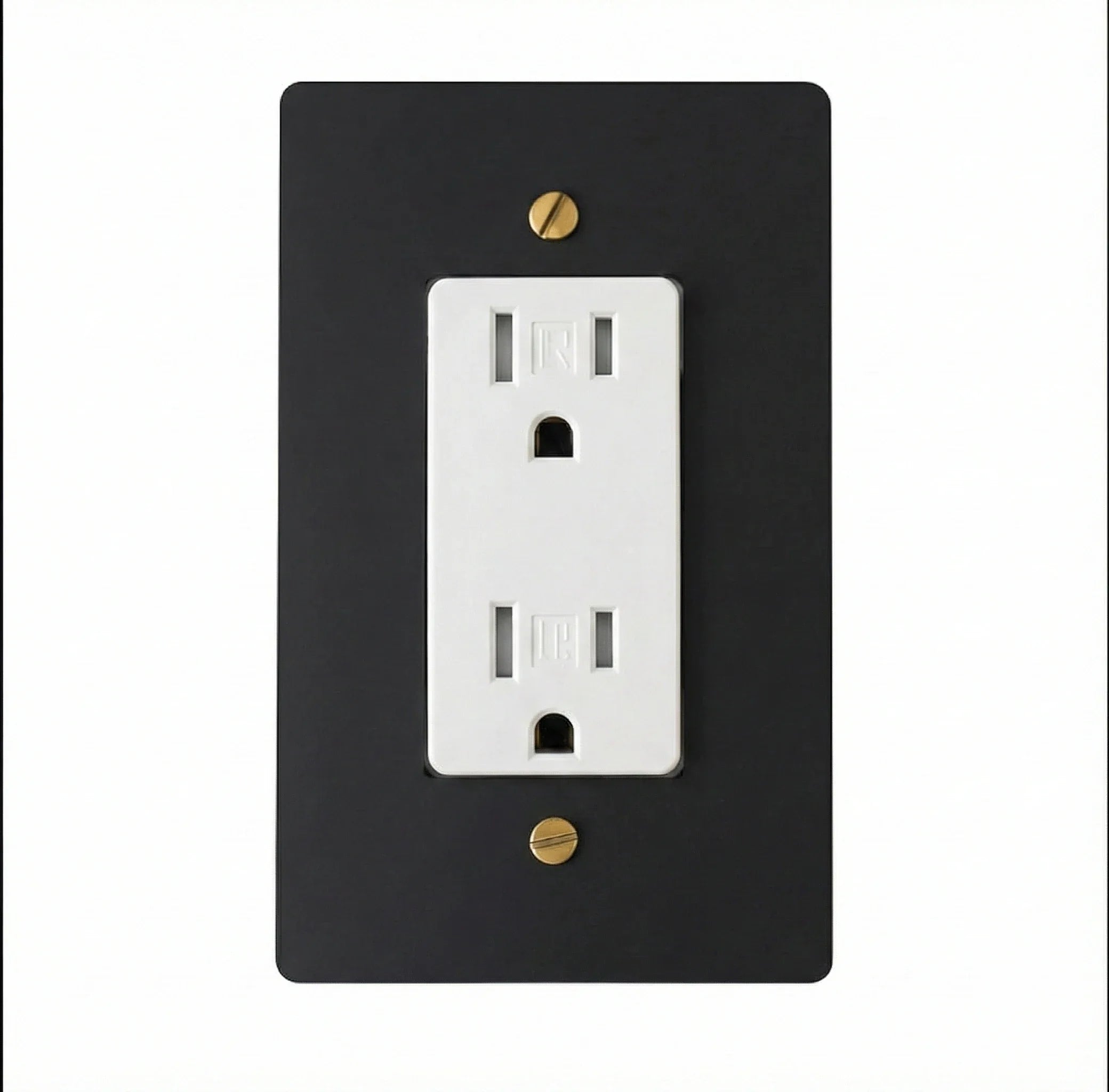 Solid Brass Duplex Outlet