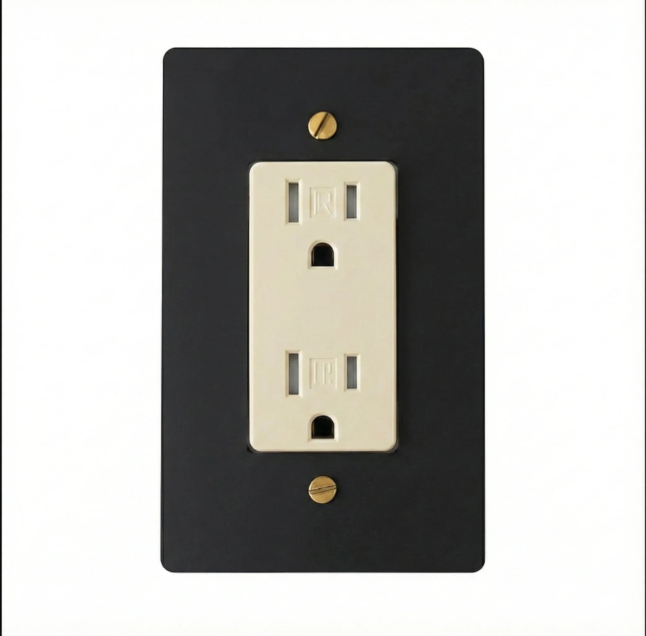 Solid Brass Duplex Outlet