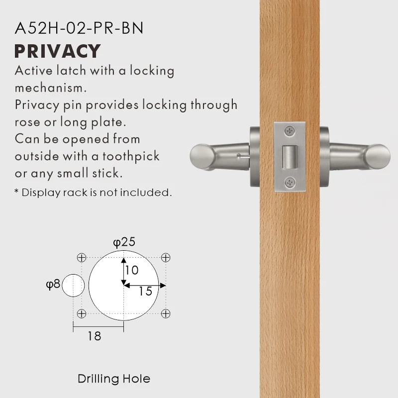 Diamond Knurled Solid Brass Door Lever Set, European Mortise