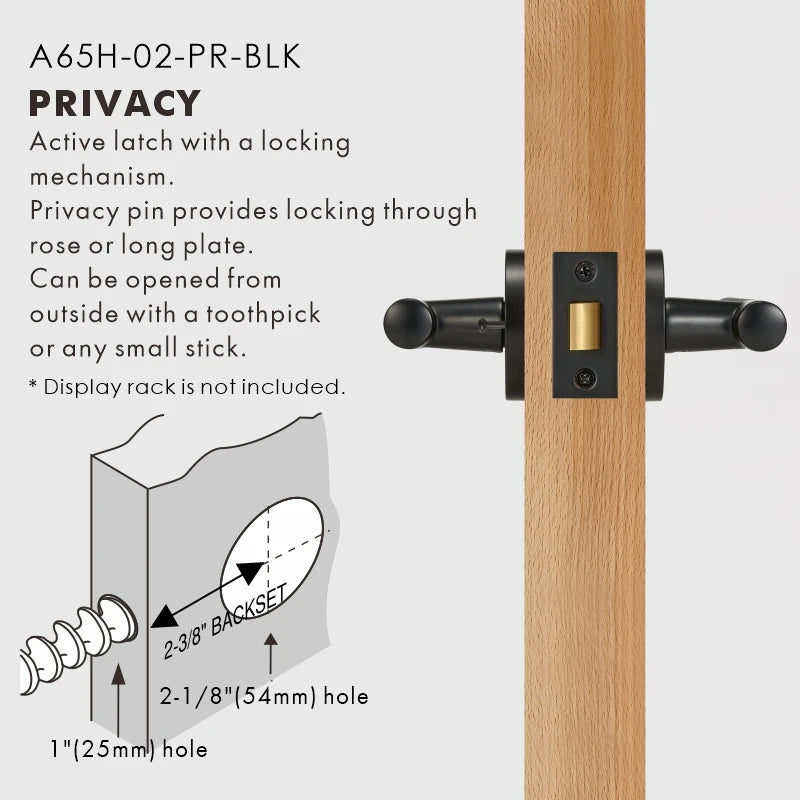 Diamond Knurled Solid Brass Door Lever Set, US Standard