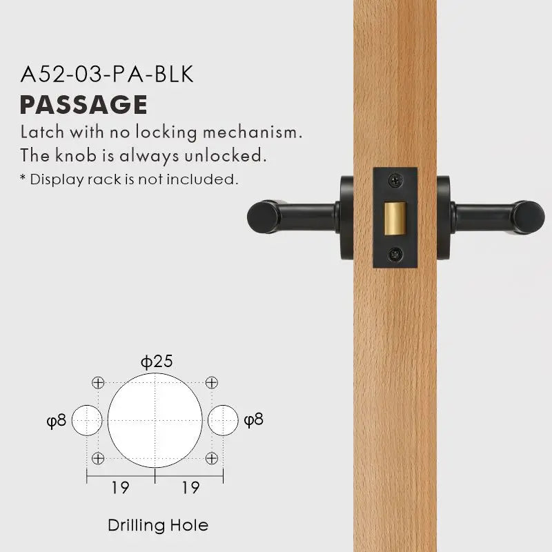 Linear Knurled Solid Brass Door Lever Set, European Mortise