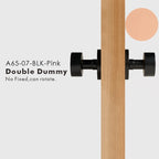 Round Solid Brass Door Knob Set, US Standard