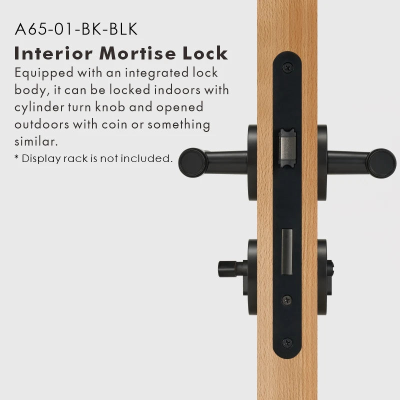 Cross Knurled Solid Brass Door Lever Set, US Standard