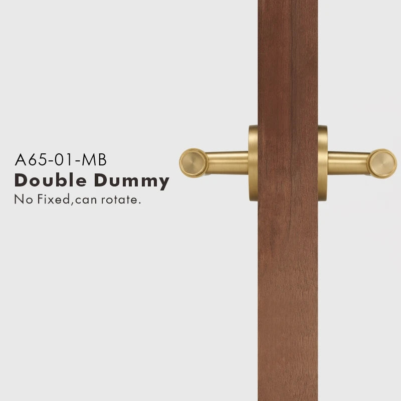 Cross Knurled Solid Brass Door Lever Set, US Standard