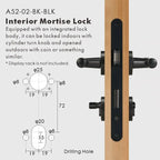 Diamond Knurled Solid Brass Door Lever Set, European Mortise