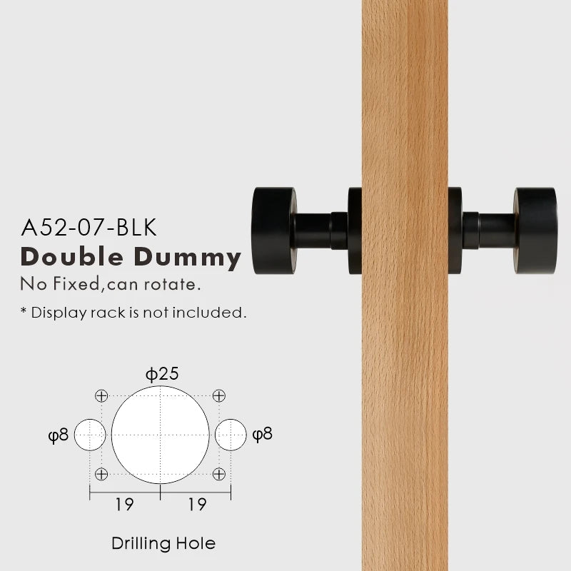 Round Solid Brass Door Knob Set, European Mortise