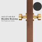 Round Solid Brass Door Knob Set, US Standard