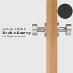 Round Solid Brass Door Knob Set, US Standard