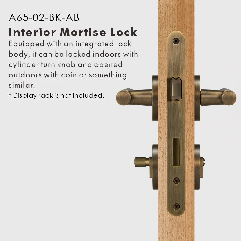 Diamond Knurled Solid Brass Door Lever Set, US Standard