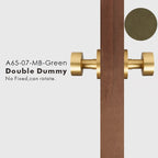Round Solid Brass Door Knob Set, US Standard
