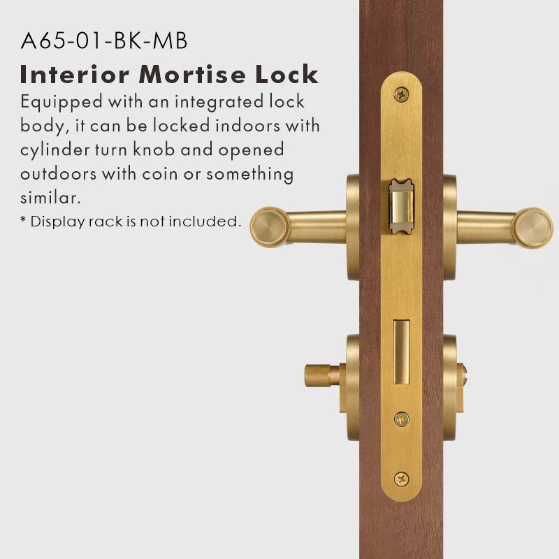 Cross Knurled Solid Brass Door Lever Set, US Standard