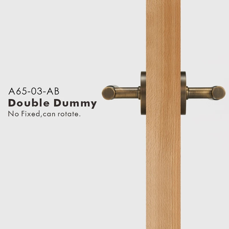 Linear Knurled Solid Brass Door Lever Set, US Standard