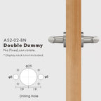 Diamond Knurled Solid Brass Door Lever Set, European Mortise