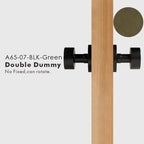 Round Solid Brass Door Knob Set, US Standard