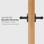 Linear Knurled Solid Brass Door Lever Set, US Standard
